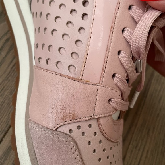 Michael Kors Pink Sneakers (Lightly Worn) - Picture 2 of 3